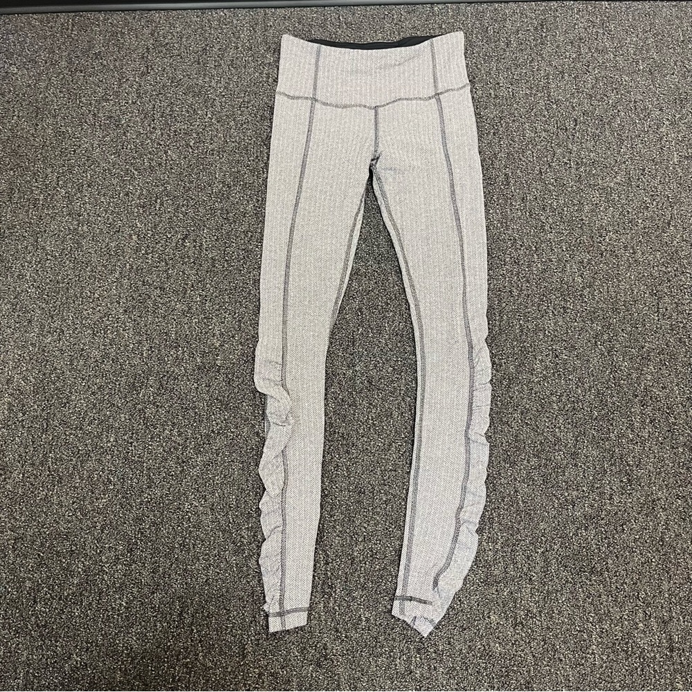 Lululemon Athletica Textured White Leggings